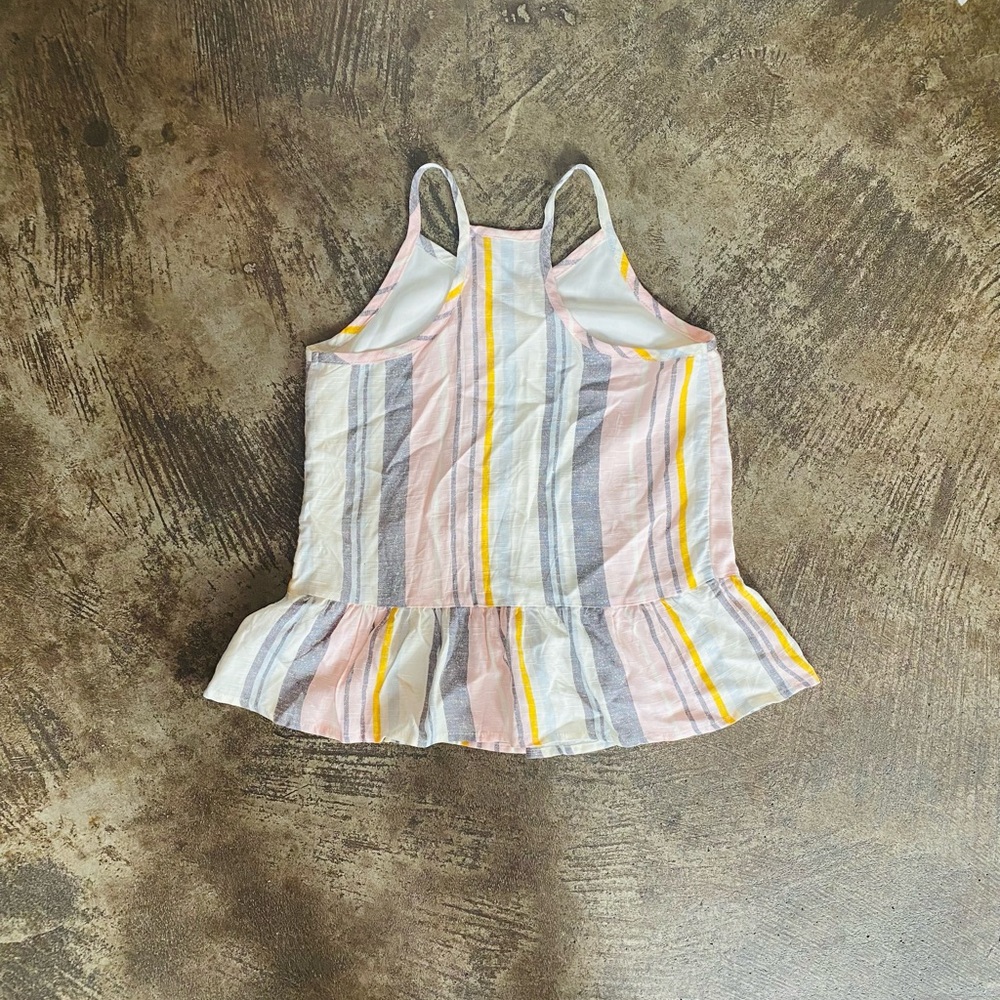 Girls Ruffle Tank Blouse - Picture 2 of 3